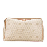 Honeycomb Coated Canvas Clutch